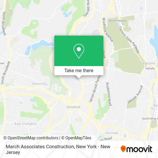 March Associates Construction map