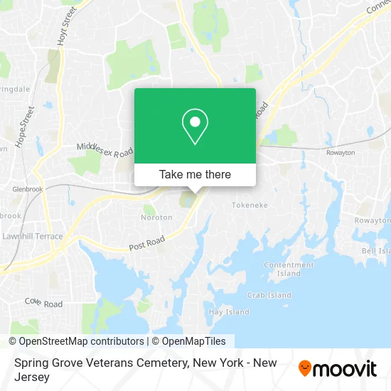 Spring Grove Veterans Cemetery map
