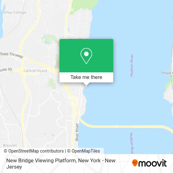 New Bridge Viewing Platform map