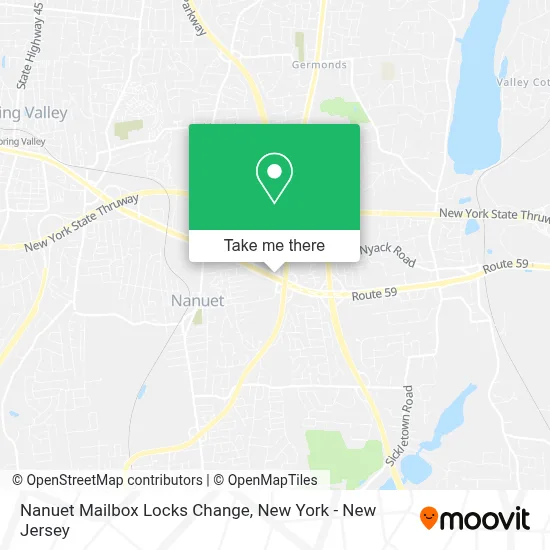 Nanuet Mailbox Locks Change map