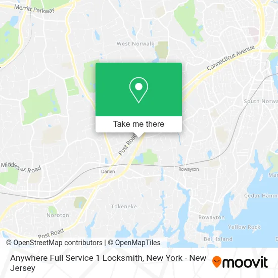Anywhere Full Service 1 Locksmith map