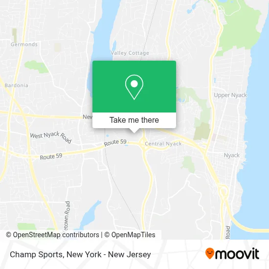 Champ Sports map
