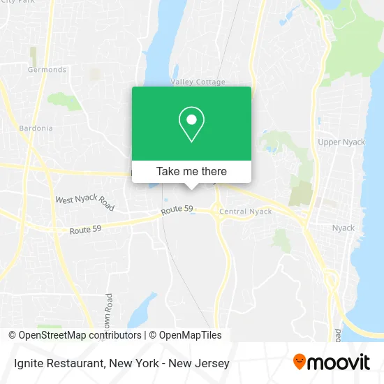 Ignite Restaurant map