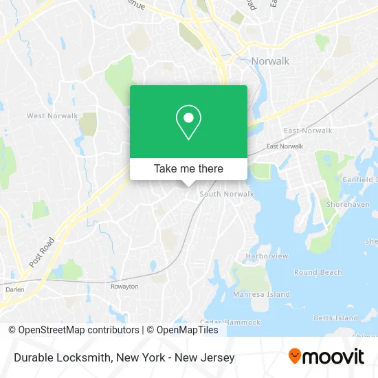 Durable Locksmith map