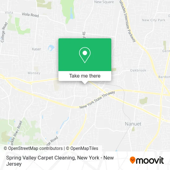 Spring Valley Carpet Cleaning map