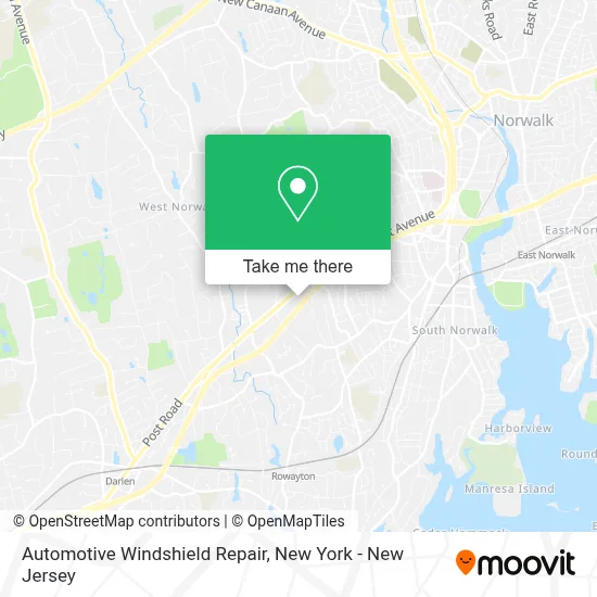 Automotive Windshield Repair map