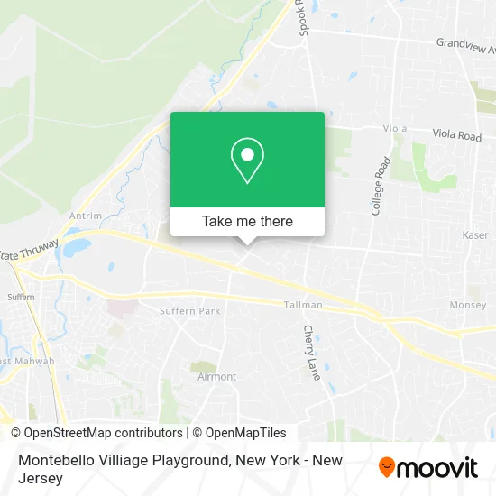 Montebello Villiage Playground map