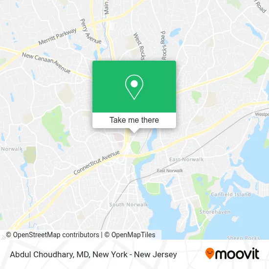 Abdul Choudhary, MD map