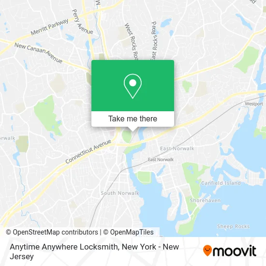 Anytime Anywhere Locksmith map
