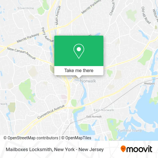 Mailboxes Locksmith map