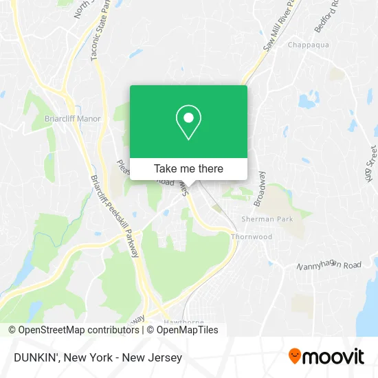 DUNKIN' map