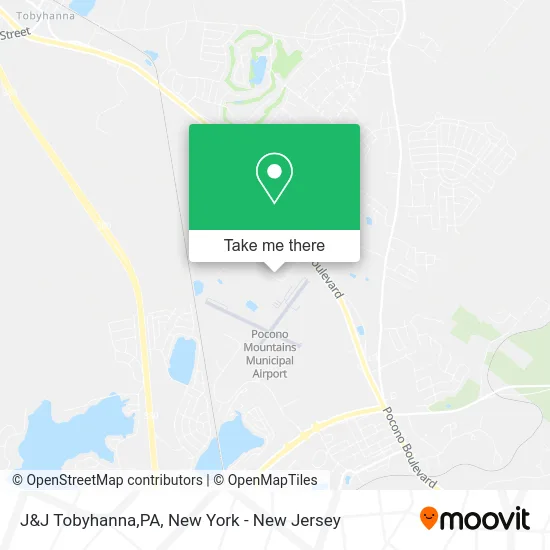 J&J Tobyhanna,PA map
