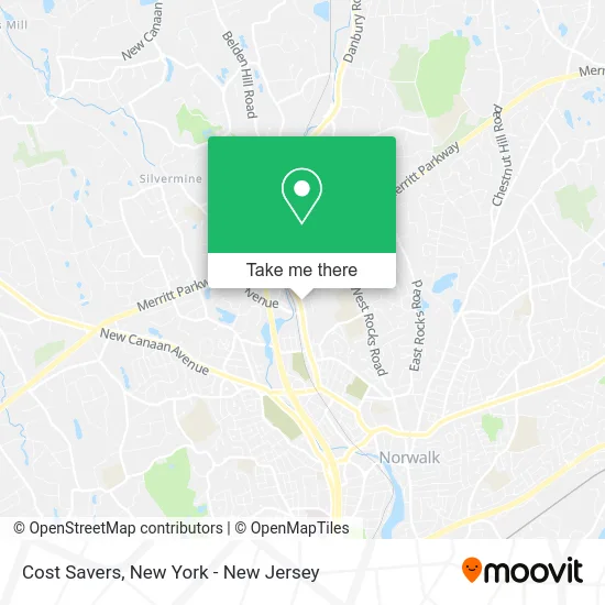 Cost Savers map