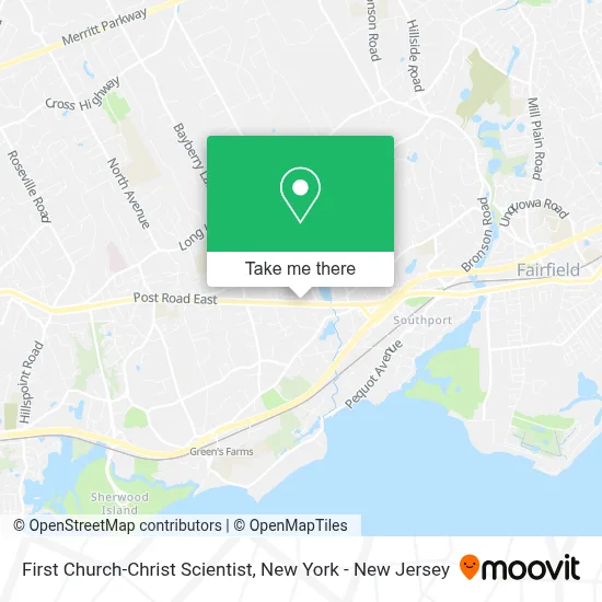 First Church-Christ Scientist map