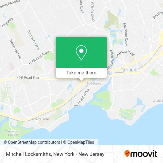 Mitchell Locksmiths map