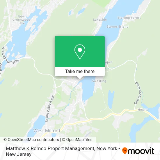 Matthew K Romeo Propert Management map