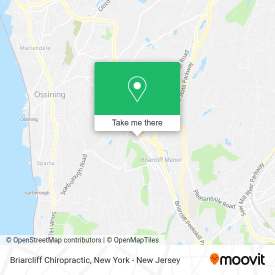 Briarcliff Chiropractic map