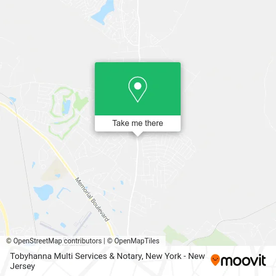 Tobyhanna Multi Services & Notary map