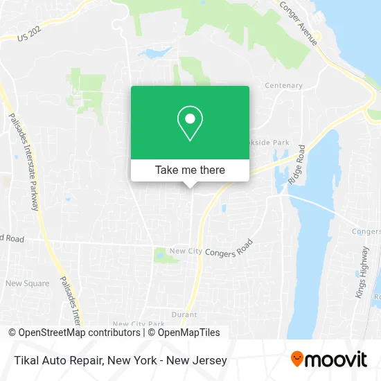 Tikal Auto Repair map