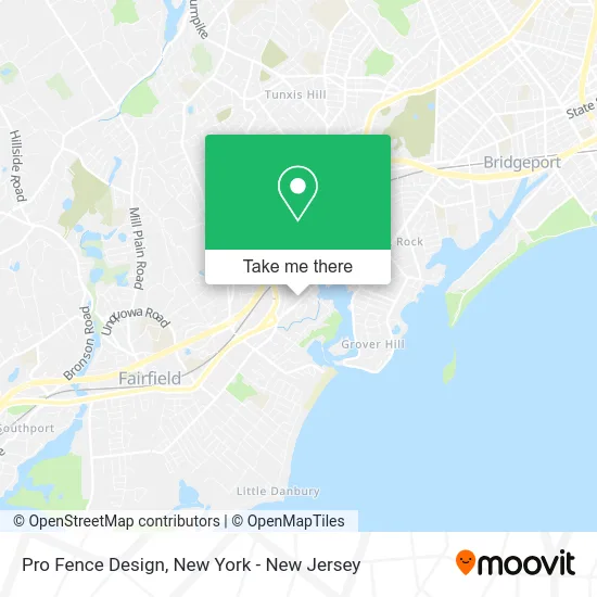 Mapa de Pro Fence Design