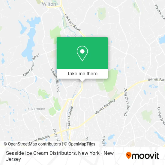 Seaside Ice Cream Distributors map