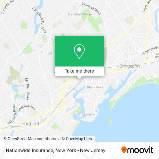 Mapa de Nationwide Insurance