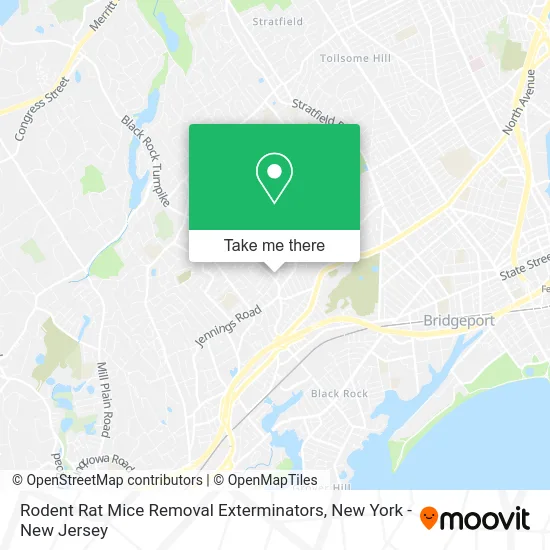 Rodent Rat Mice Removal Exterminators map