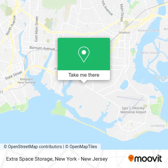 Extra Space Storage map