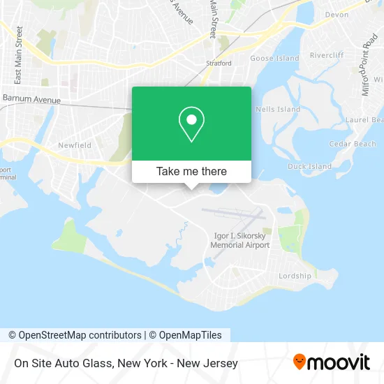 On Site Auto Glass map