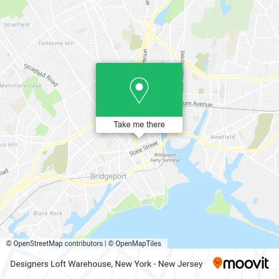 Designers Loft Warehouse map