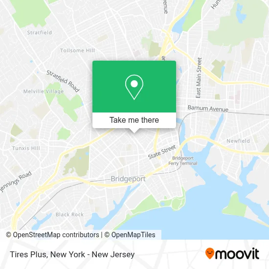 Tires Plus map