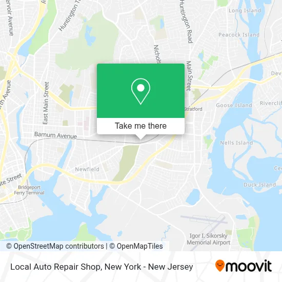 Local Auto Repair Shop map