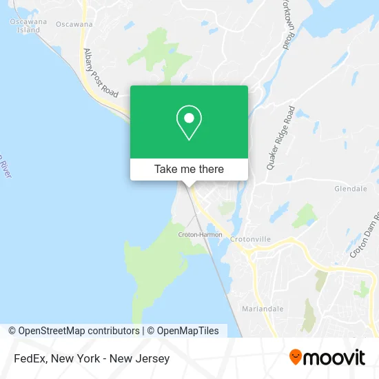 FedEx map