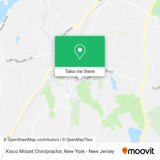 Kisco Mount Chiropractor map