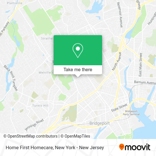 Home First Homecare map