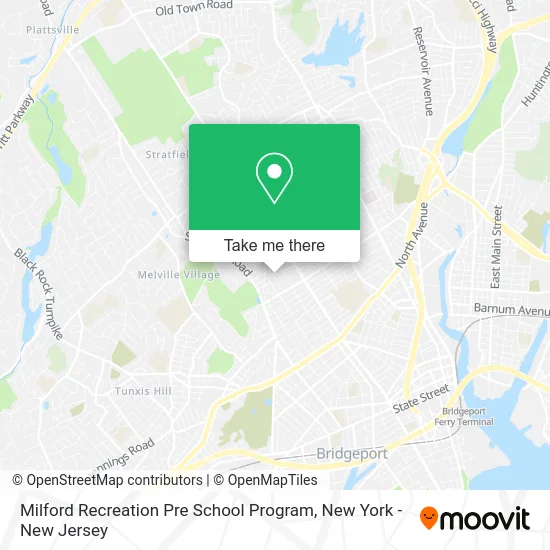 Milford Recreation Pre School Program map