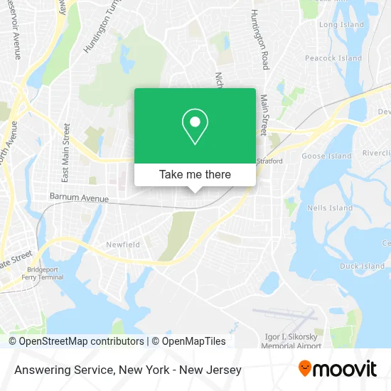 Answering Service map
