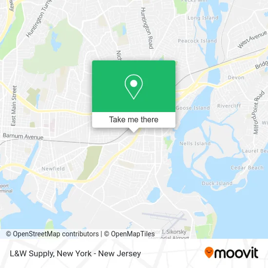 L&W Supply map