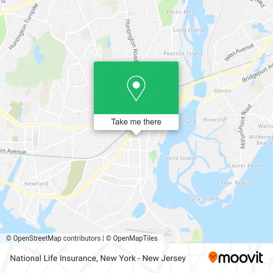 National Life Insurance map