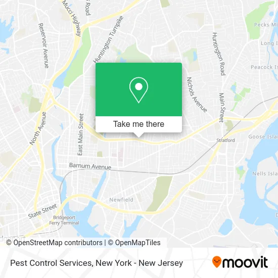 Pest Control Services map