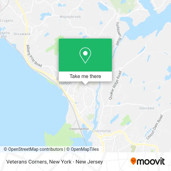 Veterans Corners map