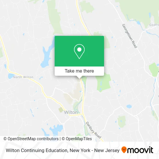 Wilton Continuing Education map
