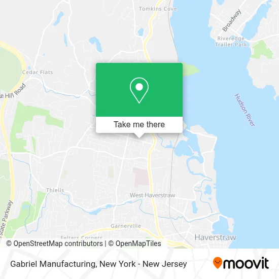 Gabriel Manufacturing map