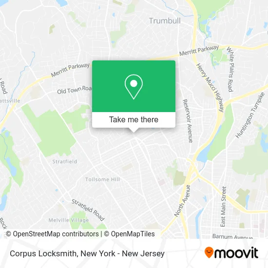 Corpus Locksmith map