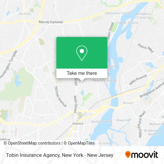 Tobin Insurance Agency map