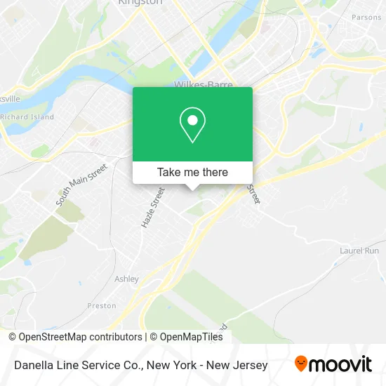 Danella Line Service Co. map