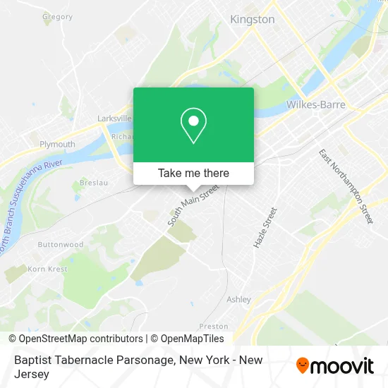 Baptist Tabernacle Parsonage map