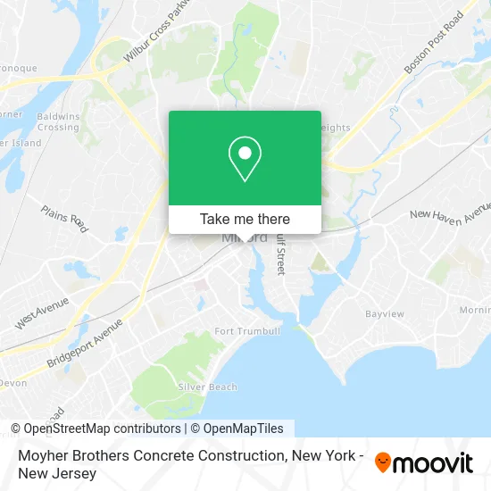Moyher Brothers Concrete Construction map