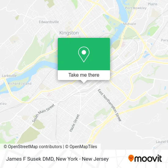 James F Susek DMD map