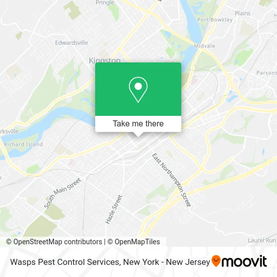 Wasps Pest Control Services map